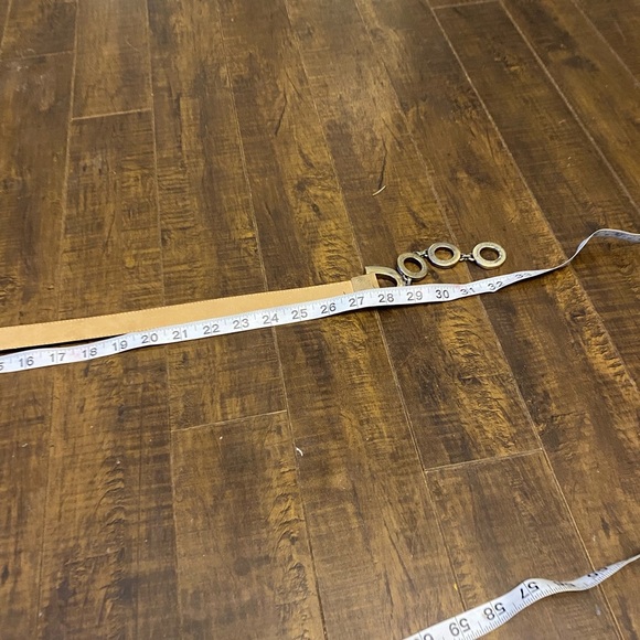 Brighton Black leather Adjustable Toggle belt - Picture 6 of 10